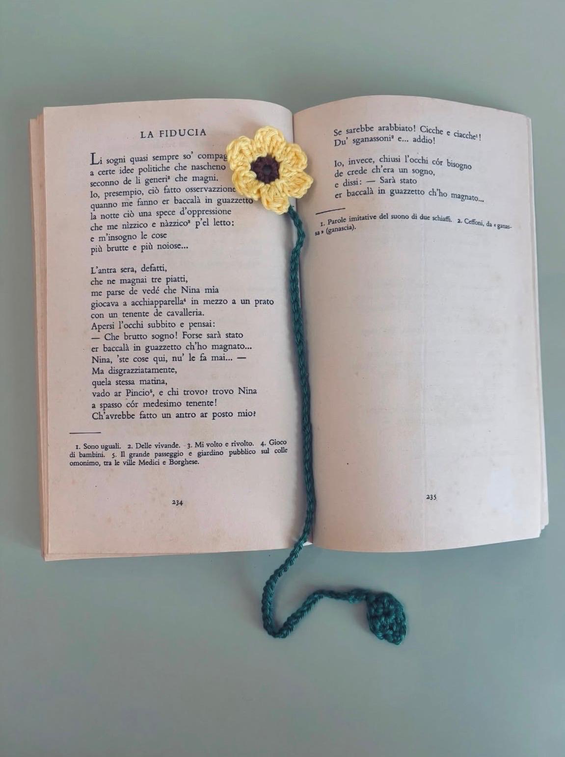 Segnalibro Filo di Fiori