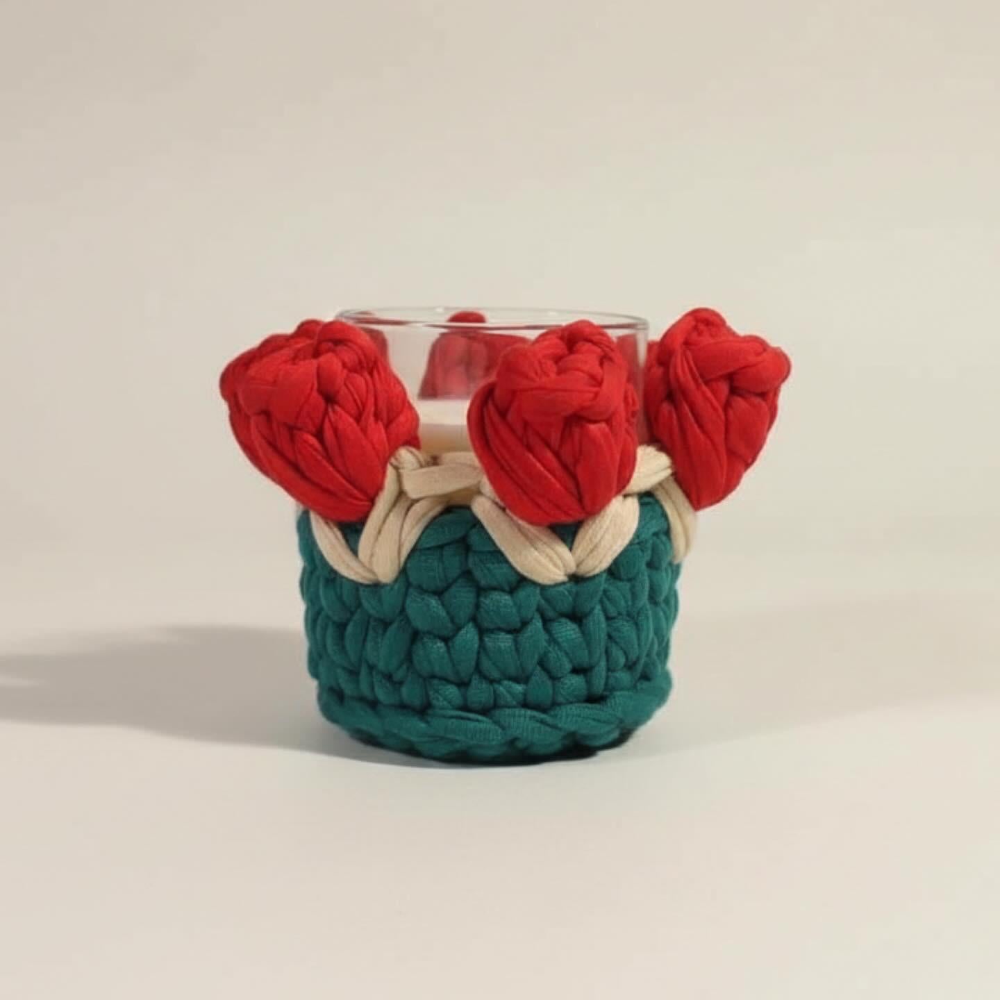 Portacandela Tulipani di Maglia